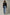 High Waist Two Tone Raw Hem Straight Jeans Jeans