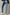 High Waist Two Tone Raw Hem Straight Jeans Jeans