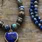 Imperial Stone Heart Three-Layered Bracelet - DAVERRI FASHIONS