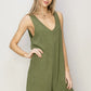 HYFVE V-Neck Sleeveless Romper with Pockets Rompers