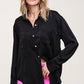 Silky Button-Down Shirt Shirts & Tops