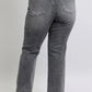 Judy Blue Full Size High Waist Rhinestone Straight Jeans Plus Size - DAVERRI FASHIONS