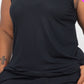 Plus Solid Comfy Tank Top Shorts Set