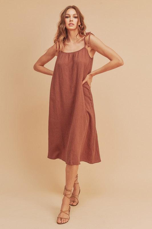 Pyper Dress TERRACOTTA S Maxi Dresses