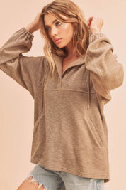 NATURAL S Nady Pullover Hoodie | Hoodies Daverri Fashions
