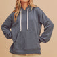 Clara Hooded Sweatshirt SLATE BLUE