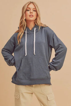Clara Hooded Sweatshirt - DAVERRI FASHIONS