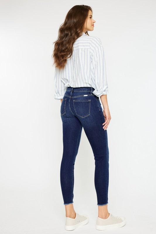 Kancan Mid RIse Ankle Skinny Jeans Jeans