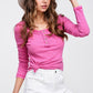 Casual Washed Pocket Denim Shorts Shorts