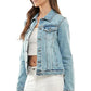 Spandex Ladies Casual Denim Jacket Denim Jackets
