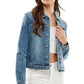 Spandex Ladies Casual Denim Jacket Denim Jackets