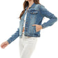 Spandex Ladies Casual Denim Jacket Denim Jackets