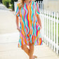 Haptics Tiered Woven Ruffle Hem Dress Knee Length Dresses