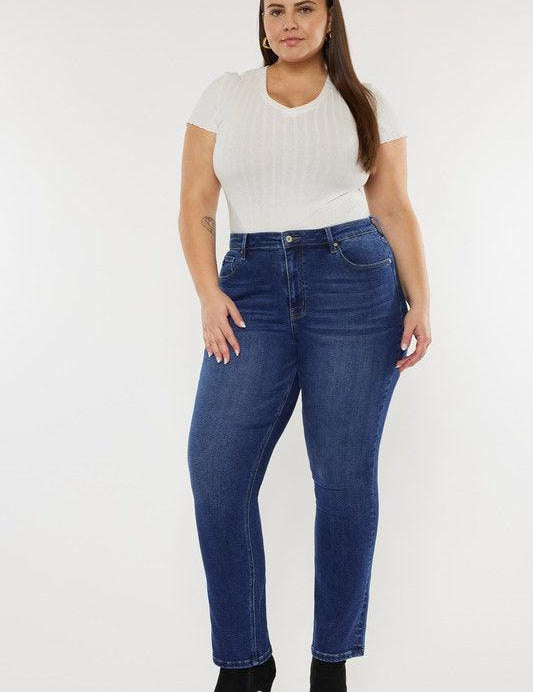 Kancan Plus Slim Straight Jeans