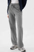 Gray Daverri Fashions sweatpants with drawstring, elastic waist, pockets