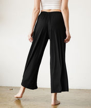 Full Size Bamboo Ankle Length Wide Leg Pants Bottoms