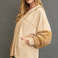 Umgee Sequined French Terry Jacket Jackets