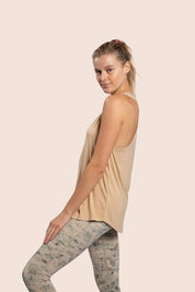 Mono B Raw Edge Tank Top Butter Shirts & Tops