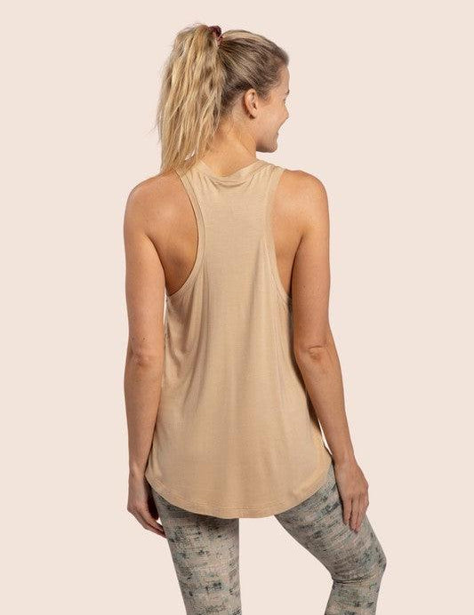 Mono B Raw Edge Tank Top Shirts & Tops