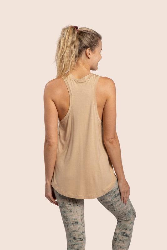 Mono B Raw Edge Tank Top Shirts & Tops