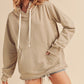 Clara Hooded Sweatshirt STONE S