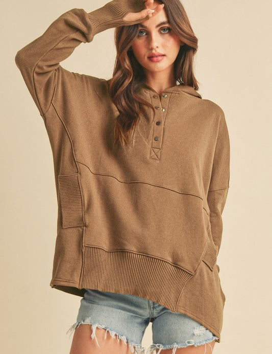 CAMEL S Vivi Pullover | Hoodies Daverri Fashions