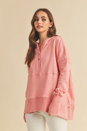 BLUSH S Vivi Pullover | Hoodies Daverri Fashions