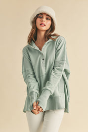 LIGHT SEAGREEN S Vivi Pullover | Hoodies Daverri Fashions