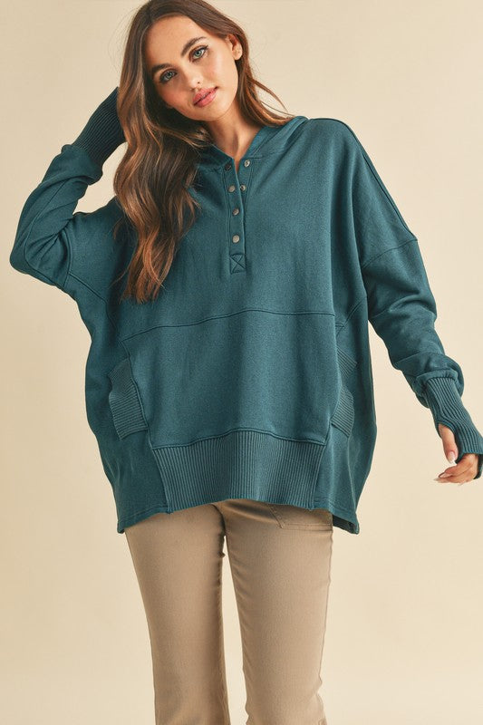 Vivi Pullover TEAL S