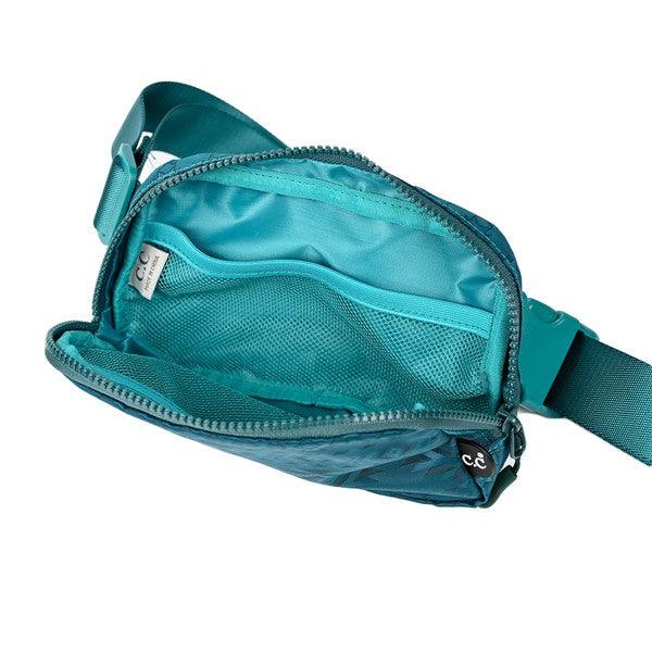 CC Southwest Belt Bag Fanny Pack Teal OS Handbags