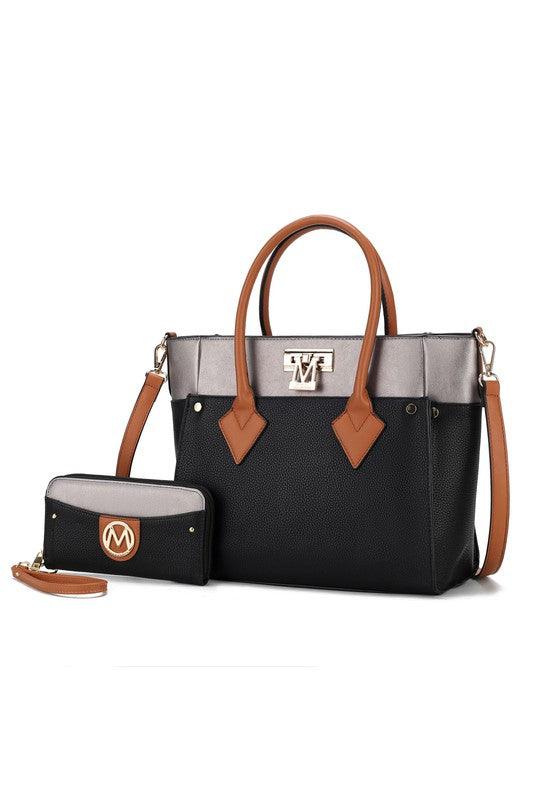 Brynlee Color-Block Tote Bag Handbags