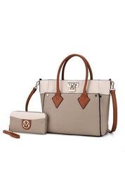 Brynlee Color-Block Tote Bag Handbags