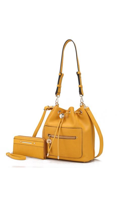 Larissa Bucket Handbag with Wallet Handbags