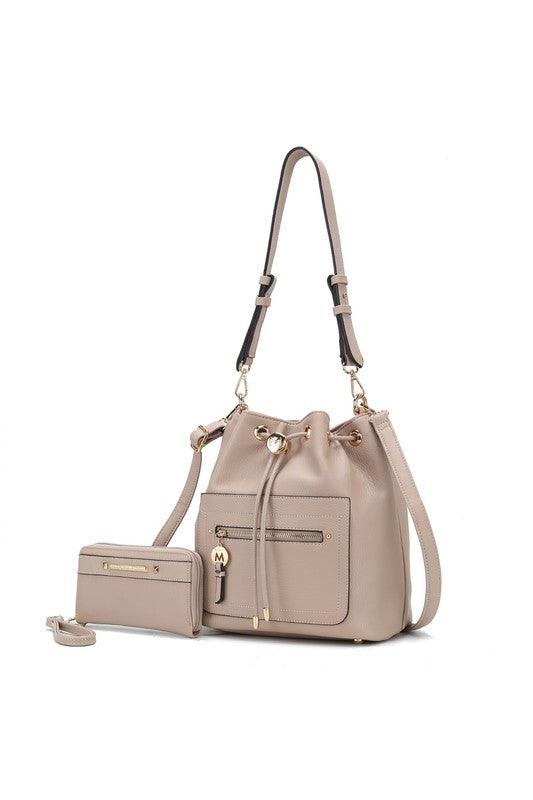 Larissa Bucket Handbag with Wallet Handbags
