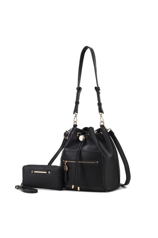 Larissa Bucket Handbag with Wallet Handbags