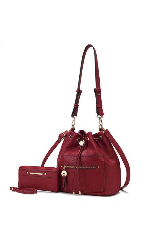 Larissa Bucket Handbag with Wallet Handbags