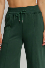 Umgee Full Size Drawstring Wide Leg Pants with Pockets | Daverri Fashions