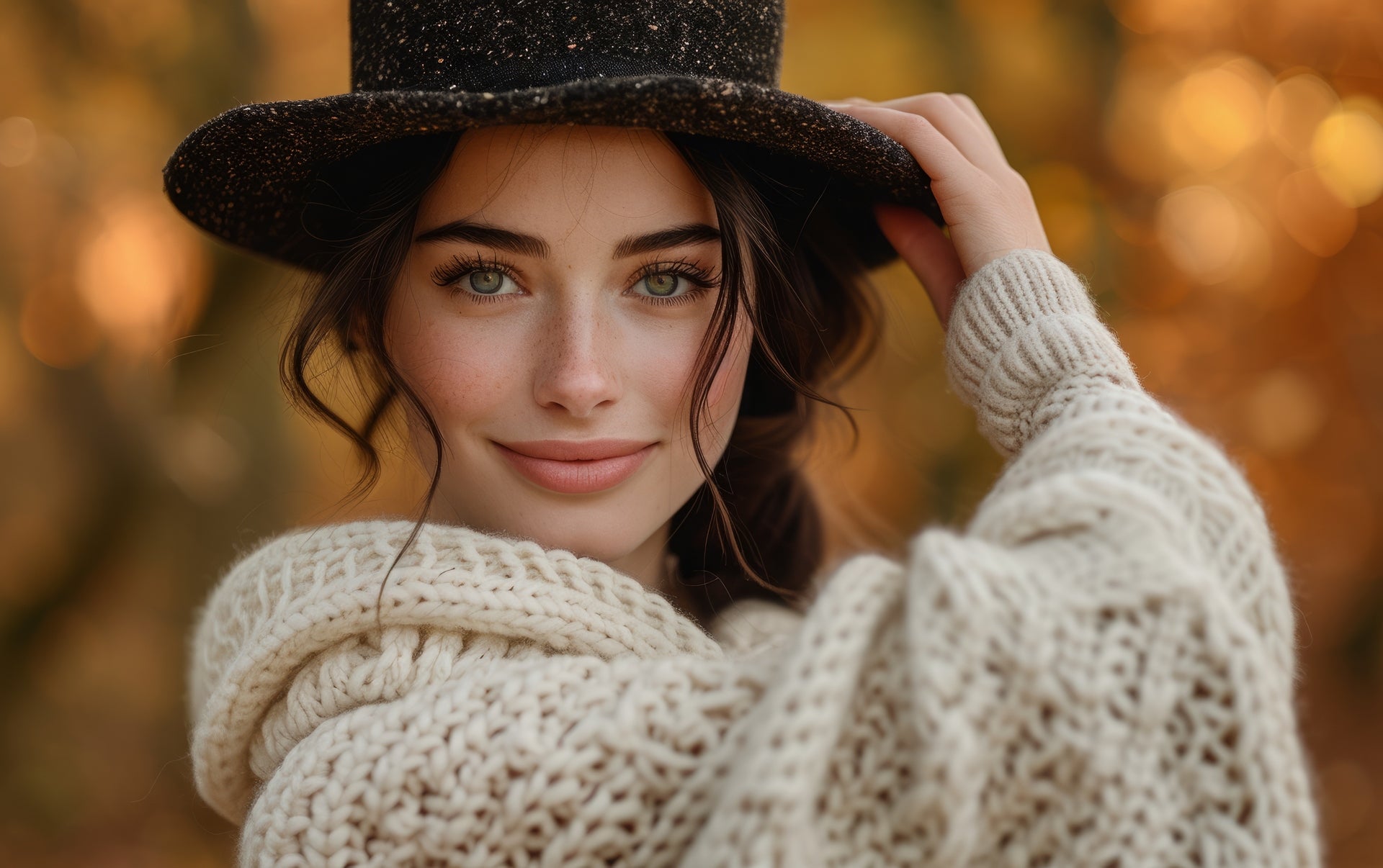 Fall Fashion Woman wearing a cozy sweater-Daverri Fashions