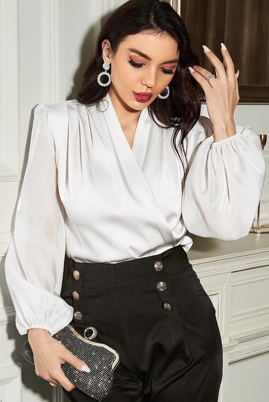 Silk long sleeve blouse Blouses