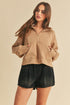Drea Half-Zip Hoodie LATTE Hoodies