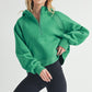 Drea Half-Zip Hoodie LILY PAD S Hoodies
