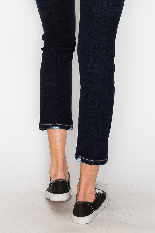 Plus Size High Rise Skinny Straight Jeans Jeans