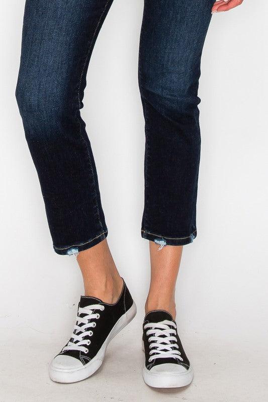 Plus Size High Rise Skinny Straight Jeans Jeans
