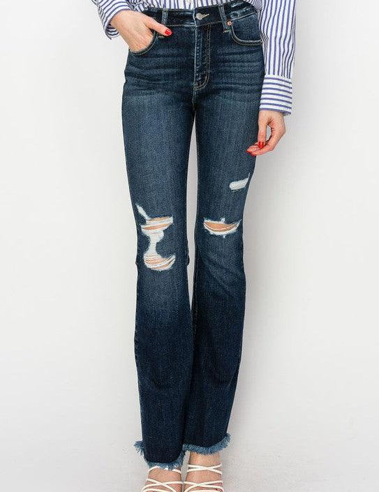 HIGH RISE WESTERN BOOT JEANS