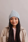 Zigzag Knit Beanie - DAVERRI FASHIONS