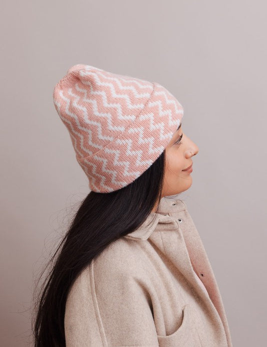 Zigzag Knit Beanies | Daverri Fashions