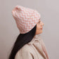 Zigzag Knit Beanie - DAVERRI FASHIONS