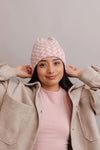 Zigzag Knit Beanie - DAVERRI FASHIONS