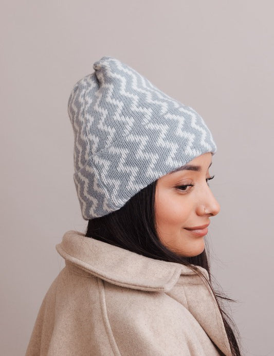 Zigzag Knit Beanies | Daverri Fashions