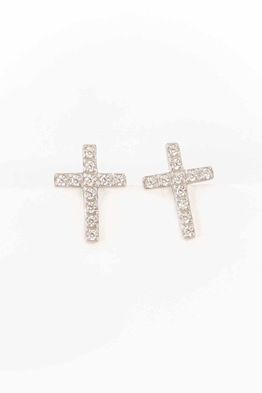 Cross Stud Earrings Earrings